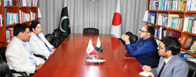 Dr Lubna calls on Pakistani Ambassador in Japan